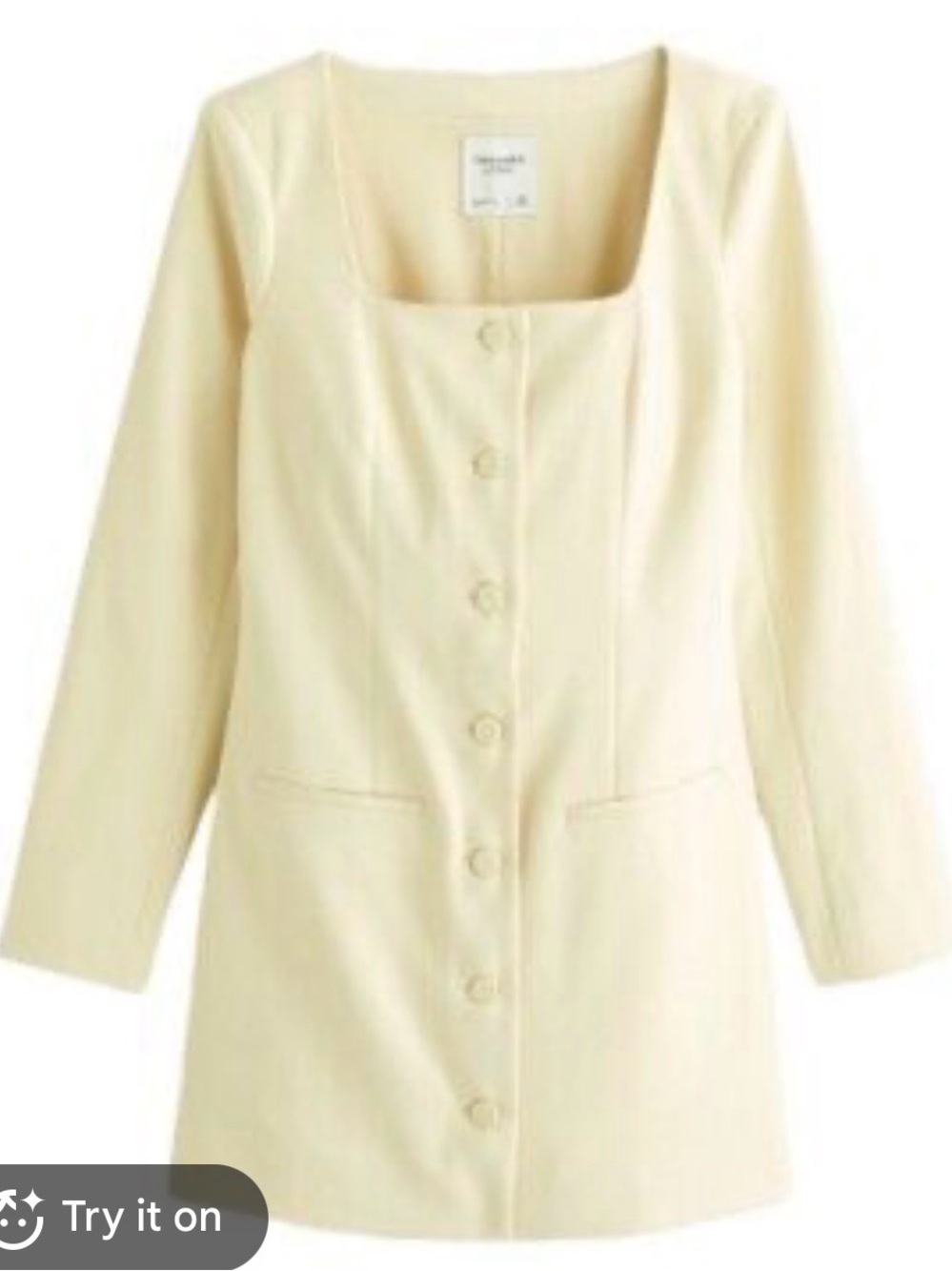 Abercrombie Long Sleeve Button Up Dress